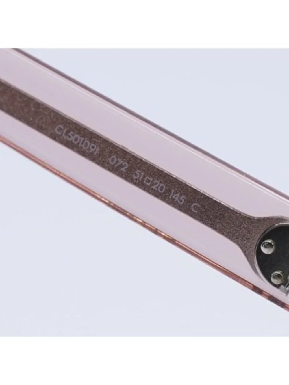 Celine CL50109I 072 Eyeglasses Shiny Light Pink 51mm Square Frame